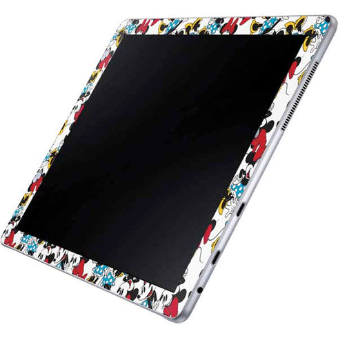 Disney Minnie Mouse Rockin Minnie Pattern Galaxy Book 12in Skin